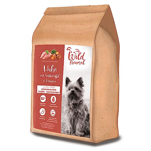 Wild Animal Mini - Premium Hundefutter - Huhn mit Süßkartoffel & Kräutern, Trockenfutter, getreidefrei, 1er Pack (1 x 2kg) von WildAnimal