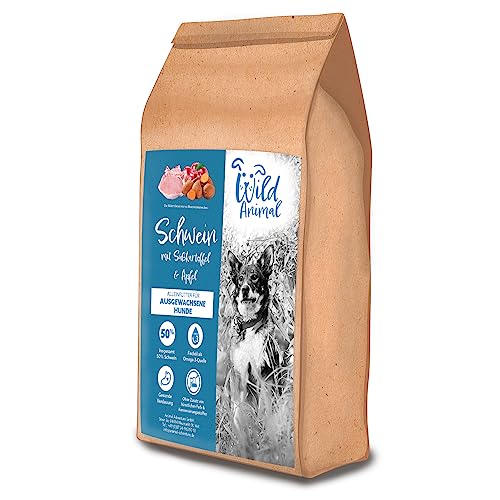 Wild Animal - Premium Hundefutter - Schweinefleisch mit Süßkartoffel & Apfel, Trockenfutter, getreidefrei, 1er Pack (1 x 12kg) von WildAnimal