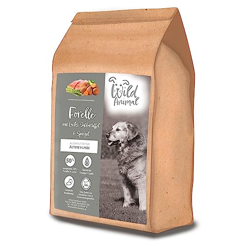 Wild Animal Senior - Premium Hundefutter - Forelle mit Lachs, Süßkartoffel & Spargel, Trockenfutter, getreidefrei, 1er Pack (1 x 2kg) von WildAnimal