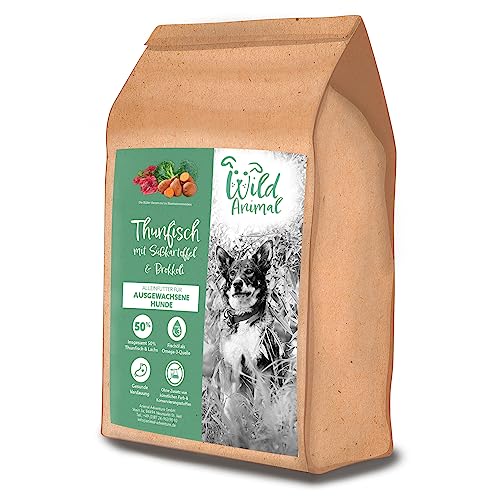 Wild Animal - Premium Hundefutter - Thunfisch mit Süßkartoffel & Brokkoli, Trockenfutter, getreidefrei, 1er Pack (1 x 2kg) von WildAnimal