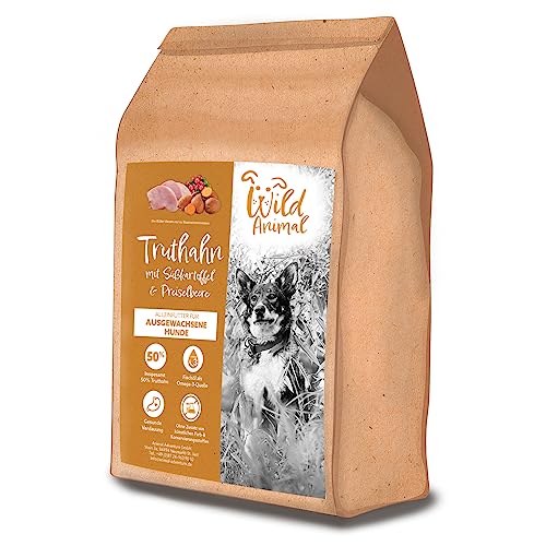 Wild Animal - Premium Hundefutter - Truthahn mit Süßkartoffel & Preiselbeere, Trockenfutter, getreidefrei, 1er Pack (1 x 2kg) von WildAnimal