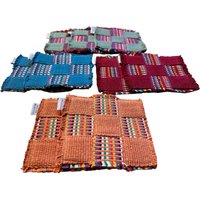 Handgemachte Tassenuntersetzer Aus Nepal | Fairtrade Handgewebt Baumwolle Ethno Hippie Boho von FairSpiritCrafts