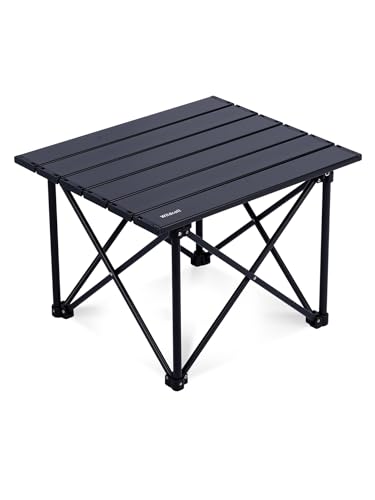 WildCall Ultraleichter Campingtisch, kompakter Aluminium-Klapptisch mit Tragetasche für Outdoor, Picknick, Grillen und Kochen von WildCall