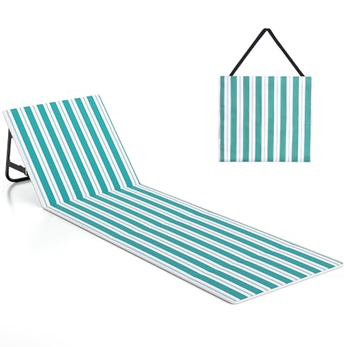 180 X 55cm Strandmatte Klappbar, Leicht Tragbar Antirutsch 220 lbs Belastbar Sonnenliege mit Verstellbarer Rückenlehne, for Holidays Garden Camping Park and Festivals 180 X 55cm Strandmatte Klappbar, Leicht Tragbar Antirutsch 220 lbs Belastbar Sonnenliege mit Verstellbarer Rückenlehne, for Holidays Garden Camping Park and Festivals von WildFun