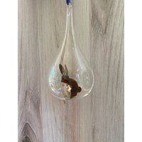 stern Hase Ornament ~ Original Handgemachtes Filz von WildHareHaberdashery