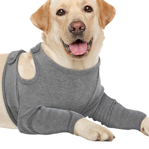Canine Anti-Lick Leg Sleeves – Front Leg Protection Sleeve for Wound Healing, Soft Polyester Wrap for Pets – Vet-Recommended Recovery Aid for Injury, surgry, Prevent Scratching, Chewing, Ideal von WildHarmony