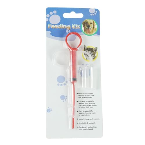Cat and Dog Pill Dispenser | Dry and Wet Food Feeding Tool | Circular Handle Pill Feeder for Easy Pet Health Management | Popper Design Pet Accessory | Suitable for Cats, Dogs, and Small Animals von WildHarmony