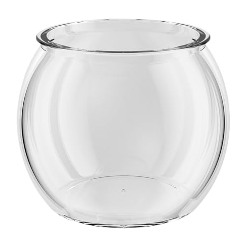 Desktop Guppy Aquarium Bowl - Runder Transparenter Fischtank Für Betta, Wassertiere | Compact Home Display Container, Tabletop Ornament Für Wohnzimmer, Büro, Minimaler -Haustiergehäuse, Decor von WildHarmony