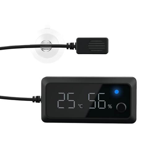 Reptile Humidity Gauge with Digital Display – Precise Indoor Outdoor Hygrometer and Temperature Meter for Greenhouse, Terrarium, Rearing Containers, Jars | Reliable Environmental Monitor for Healthy Reptile Humidity Gauge with Digital Display – Precise Indoor Outdoor Hygrometer and Temperature Meter for Greenhouse, Terrarium, Rearing Containers, Jars | Reliable Environmental Monitor for Healthy von WildHarmony