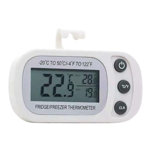 Waterproof Digital Temperature Gauge for Refrigerator | Magnetic Thermometer with Foldable Stand | Freezer Room Monitor Large LCD Display for Climate Control Storage Shelf Indoor Kitchen Use Appliance Waterproof Digital Temperature Gauge for Refrigerator | Magnetic Thermometer with Foldable Stand | Freezer Room Monitor Large LCD Display for Climate Control Storage Shelf Indoor Kitchen Use Appliance von WildHarmony