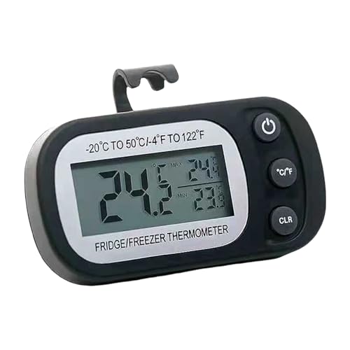 Waterproof Digital Temperature Gauge for Refrigerator | Magnetic Thermometer with Foldable Stand | Freezer Room Monitor Large LCD Display for Climate Control Storage Shelf Indoor Kitchen Use Appliance Waterproof Digital Temperature Gauge for Refrigerator | Magnetic Thermometer with Foldable Stand | Freezer Room Monitor Large LCD Display for Climate Control Storage Shelf Indoor Kitchen Use Appliance von WildHarmony