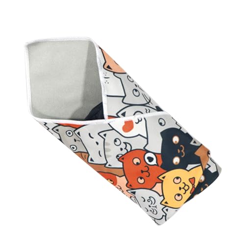 Wrap Cat Grooming Tool – Anti-Escape Blanket for Claw Trimming, Soft -Stick Control Mat for Feline Care, Restraint Wrap for Bath Time, Medicine Feeding, Calm Handling, Vet Visits, Scratch von WildHarmony