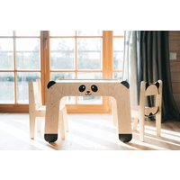 Multifunktionaler Kinderaktivitätstisch - Montessori-Inspiriertes Design Mit Kreidetafeloberfläche Und Stauraum Für Kreatives Spielen von WildKidsStore