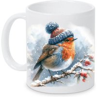 Keramiktasse "Rotkehlchen' Keramiktasse "Rotkehlchen' von WildKreativWunderbar