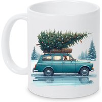 Keramiktasse "Weihnachtsvolvo' Keramiktasse "Weihnachtsvolvo' von WildKreativWunderbar