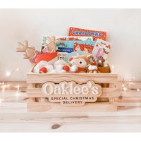 Personalisierte Hölzerne Weihnachtskiste | Familien Name Weihnachtsgeschenkkorb Für Kinder Benutzerdefinierte Familie Weihnachtsandenken Personalisierte Hölzerne Weihnachtskiste | Familien Name Weihnachtsgeschenkkorb Für Kinder Benutzerdefinierte Familie Weihnachtsandenken von WildPineLaser