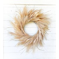 Boho Herbst Kranz-Neutral Kranz-Herbst Kranz-Neue Kranz 2024-Herbst Porch Kranz-Rustikale Wohnkultur-Beige Dekor-Kranz Für Den von WildRidgeDesign