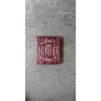 Geschnitzte Erste Ich Trinken Kaffee Dann Tun Was Kostenloser Versand in Die Usa - Kaffee-Zeichen Dekor Kaffee-Geschenk Café Einrichtung Melden von WildRiverWoodcrafts