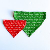 Hunde Bandana Weihnachten, Freche Schöne | Über Dem Kragen Oder Krawatte Auf Weihnachtsmannsliste Personalisiertes Bandana, Wende-| Katzen Bandana Hunde Bandana Weihnachten, Freche Schöne | Über Dem Kragen Oder Krawatte Auf Weihnachtsmannsliste Personalisiertes Bandana, Wende-| Katzen Bandana von WildWagsCo