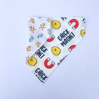 Küken Magnet Hunde Bandana | Über Dem Kragen Oder Krawatten Auf Junge Hund, Küken, Frühling, Lustiges Bandana Wendbar, Personalisierte Katzen von WildWagsCo