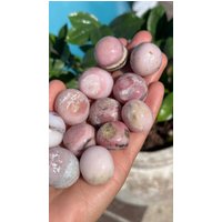 Pink Opal Trommelstein Chakra Stein, Beruhigender Kristall von WildandFreePeople