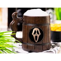 Schrei Inspiriert Bierkrug, Personalisierter Gravierter Krug, Geschenk Für Freund, Individuelles Ihn, Bierliebhaber von WildandMug