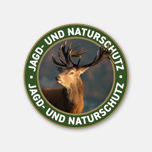 Wilde Hilde Original Premium Jagdaufkleber ""Jagd- und Naturschutz"" Hirsch von Wilde Hilde Original