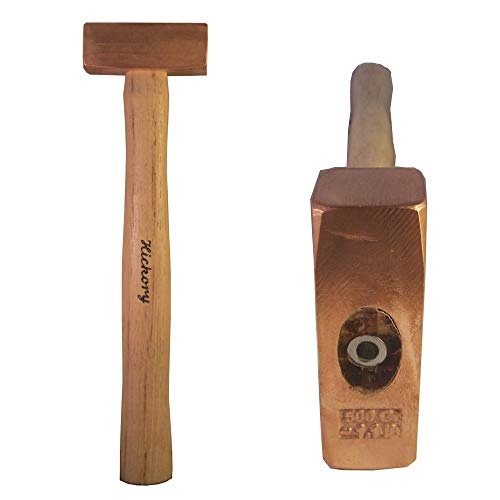Kupferhammer Kupfer Hammer gegossene Ausführung 500 Gramm von Wilde