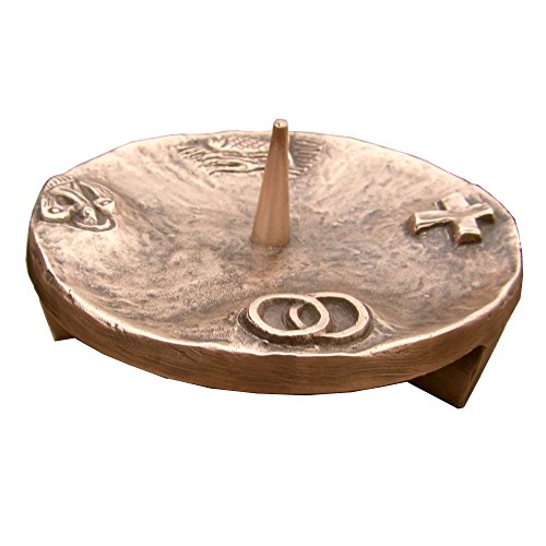 Taufkerzenleuchter Kerzenleuchter Leuchter 4 Symbole 11,5 cm Bronze Edelpatina braun Taufkerzenleuchter Kerzenleuchter Leuchter 4 Symbole 11,5 cm Bronze Edelpatina braun von Wilde