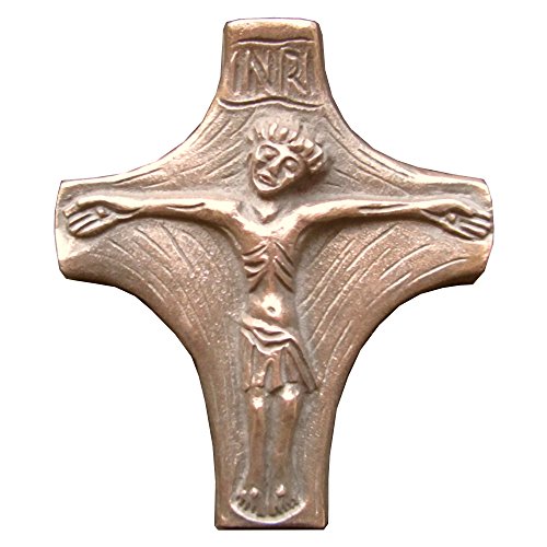 Bronzekreuz Bronze Kreuz Inri Kruzifix Kommunion 10 cm * 8,5 cm von Wilde