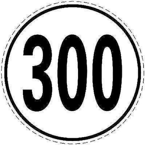 11cm 2Stück Hochwertige Schild Aufkleber-Folie Sticker Decal 300-kmh Begrenzung StVZO §58.svg Schriftart deDIN 1451 S485 11cm 2Stück Hochwertige Schild Aufkleber-Folie Sticker Decal 300-kmh Begrenzung StVZO §58.svg Schriftart deDIN 1451 S485 von WildeBabsKLBT