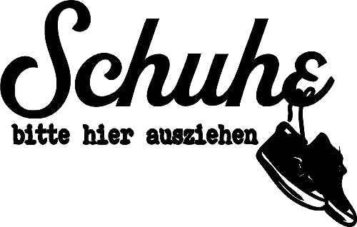 11cm Hochwertiges Schild Aufkleber-Folie Sticker Decal Schuhe bitte hier ausziehen mit Chucks Turnschuhen S971 11cm Hochwertiges Schild Aufkleber-Folie Sticker Decal Schuhe bitte hier ausziehen mit Chucks Turnschuhen S971 von WildeBabsKLBT