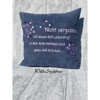 Deko Kissen Nicht Vergessen von WildeStickbine