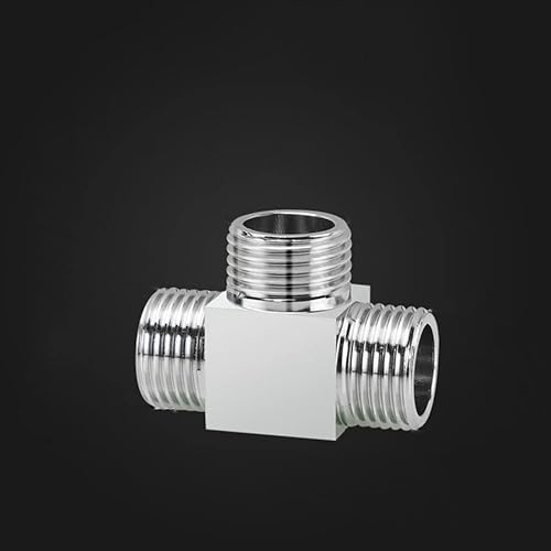 1/2 "Kupferplattierte Gewerkschaft Tee Ellbogenwinkelventil Buttout -Fugenadapter -Adapter -Koppler -Installationsanpassungen(7) von Wildeep