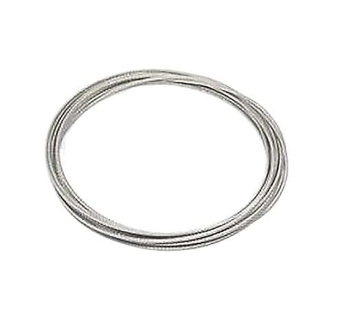 1 Meter Edelstahldrahtseilkabel PVC Kunststoff beschichtet 1mm 1,2 mm 1,5 mm 2m 3 mm 4mm 5 mm 6 mm(3mm) von Wildeep