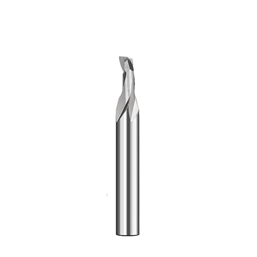 1 Stück HSS-Fräser 8 mm Schaft-Gravur-Bit for Aluminium-Fensterschneiden Single Flute Schaftfräser CNC-Aluminium-Fräser Fräser(8x3x12x60mm) von Wildeep