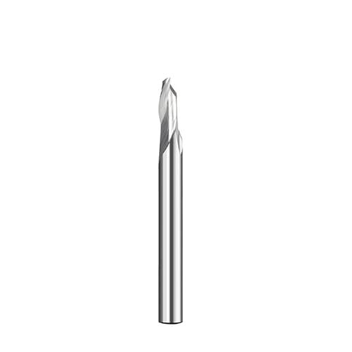 1 Stück HSS-Fräser 8 mm Schaft-Gravur-Bit for Aluminium-Fensterschneiden Single Flute Schaftfräser CNC-Aluminium-Fräser Fräser(8x8x20x80mm) von Wildeep
