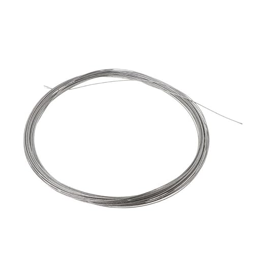 10 m 304 Edelstahldrahtseil Weiches Fischereikabel 7 × 7 Wäscheleine(1.2mm) von Wildeep