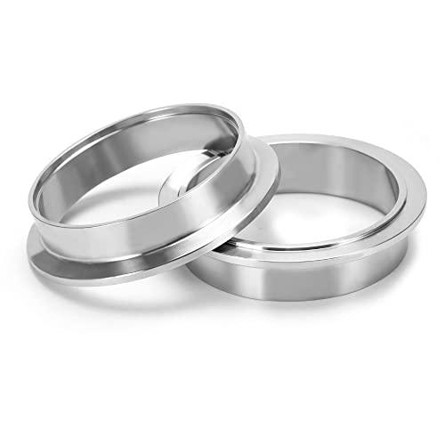 2,0 "2,25" 2,5 "2,75" 3,0 "3,25" 3,5 "3,75" 4 "Edelstahl 304 V-Band Flansch Weibliches männlich oder normal for Auspuff(3.0 femle and male) von Wildeep