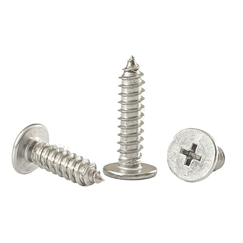 50 Stück CM M2 M2.3 M2.6 M3.5 Länge 4–20 mm A2 304 Edelstahl Kreuz Phillips Super ultra dünner flacher Waferkopf selbstschneidende Holzschraube(20mm,50pcs m3.5) von Wildeep
