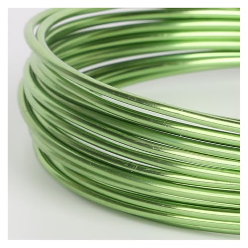 5m/roll 2mm 12 Farben Aluminiumdrähte basteln for DIY(Light Green) von Wildeep