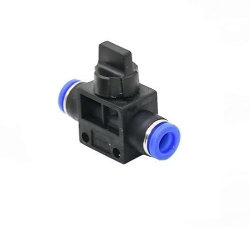 6 mm 8mm 8 mm Luftröhre Tee Ellbogen Direkter Ende Stecker Schlupfschlos(6MM Docking valve) von Wildeep