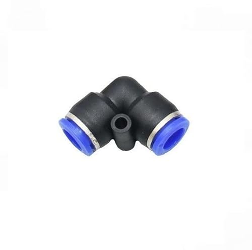 6 mm 8mm 8 mm Luftröhre Tee Ellbogen Direkter Ende Stecker Schlupfschlos(8MM Elbow) von Wildeep