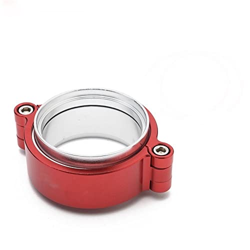 Abgas-V-Band-Klemmsystem Assembly Anodized Clamp for 2" Od Abgabrope Turbo -Dump -Rohr(Red) von Wildeep