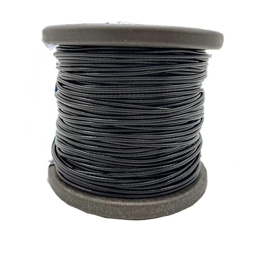 Black Plastikkabel aus Edelstahl 304 Drahtseil 0. 8mm-6mm Durchmesser nach dem beschichten flexiblen Drahtseil(1.5MM 50Meters) von Wildeep