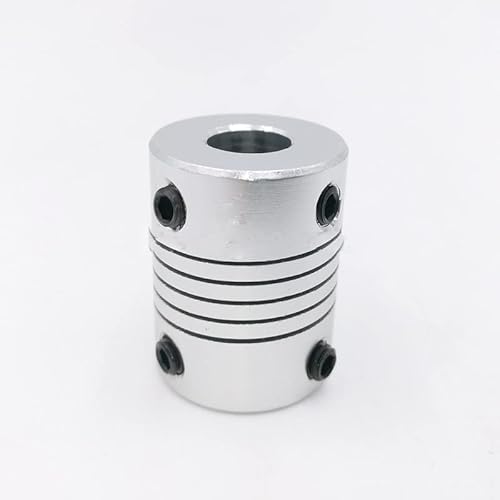 D19*L25 Wellenkupplung Aluminium Flexibler Kiefer 3/4/5/6/6.35/7/8/10 mm CNC Stepper -Motorkoppler -Encoder -Gravurmaschine(6x10) von Wildeep