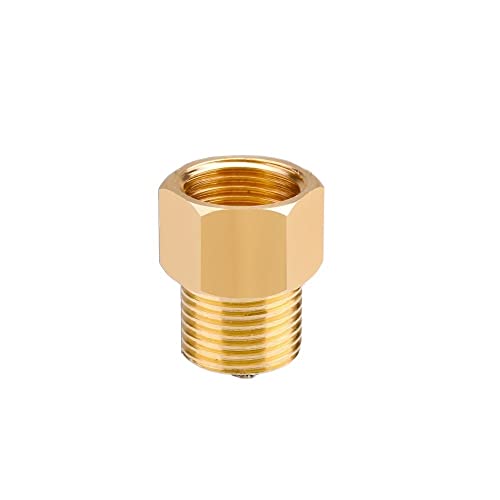 Messing 1/2 "3/4" BSP Hexagonaler weiblicher Gewinde männlicher Gewinde Erweiterungsgelenkadapteradapter Kupplerleitungsanpassungen(1l2 x 1l2 30mm) von Wildeep