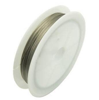 Stahldraht 0,38 mm 0,45 mm 50meter lang niemals fade feine Drahtlinie DIY(1,0.38mm 50meter) von Wildeep