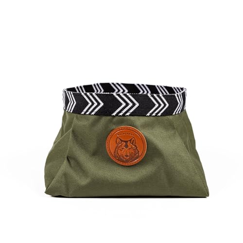 Wilderdog Backpacking Bowl – hält Futter und Wasser bis zu 1,8 l – Olivgrün Wilderdog Backpacking Bowl – hält Futter und Wasser bis zu 1,8 l – Olivgrün von Wilderdog