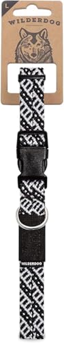 Wilderdog Kletterseil Hundehalsband Schwarz / Weiß LG Wilderdog Kletterseil Hundehalsband Schwarz / Weiß LG von Wilderdog